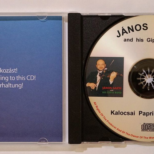 Janos Gazsi & His Gypsy Band CD used, Kalocsai Paprika Csarda