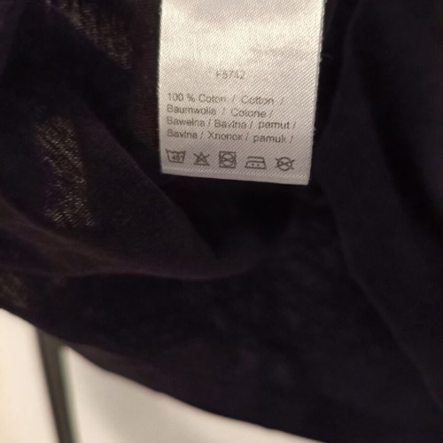 Lacoste Sport men's black cotton T-shirt, size L