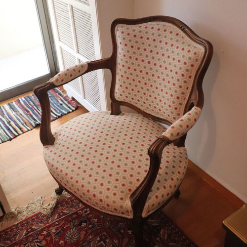 Pair of Louis XV armchairs like new