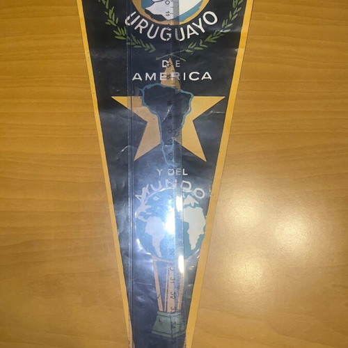 Penarol football pennant used, Uruguay 1970s