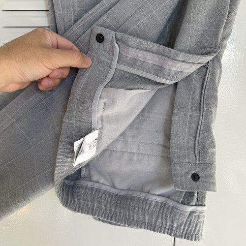 Zara checked pants gray XL used