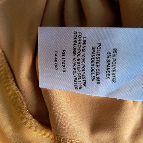 Nina Leonard jumpsuit like new, yellow, small