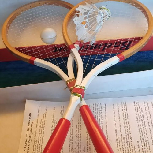 Vintage Badminton collectible game like new, 1960 ELVA set