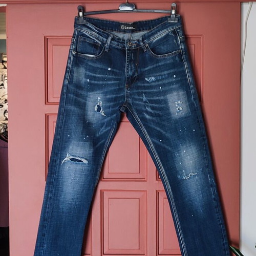 Denim Leox jeans like new, size 40, dark blue, slim fit