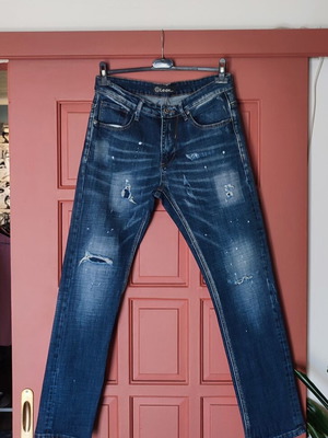 Denim Leox jeans like new, size 40, dark blue, slim fit