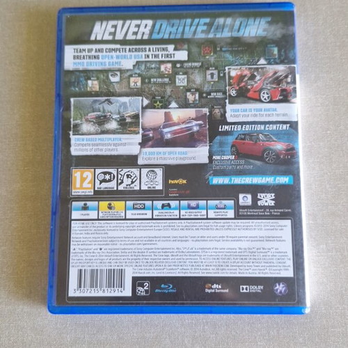 The Crew PlayStation 4 game like new, racing