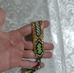 Boho chic bracelet like new, multicolor