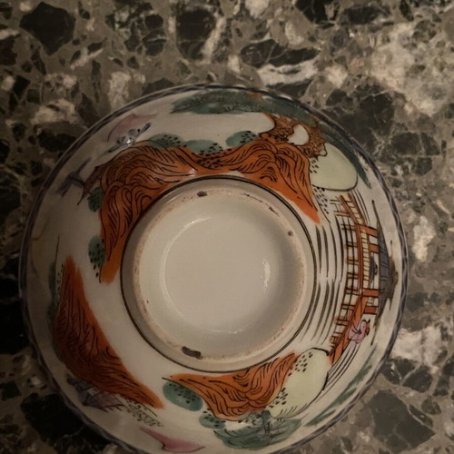 Vintage Chinese porcelain set 3 pieces hand painted like new