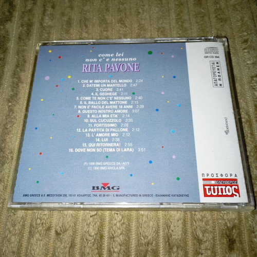 Rita Pavone Come lei non c' è nessuno CD like new