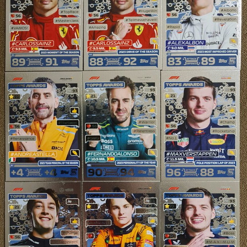 F1 Turbo Attax 2024 shiny cards set of - 12,40 - Vendora.cy F1 Turbo Attax 2024 shiny cards set of - 12,40 - Vendora.cy