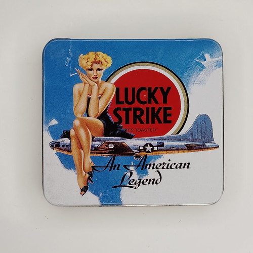 LUCKY STRIKE Metal Tobacco Case