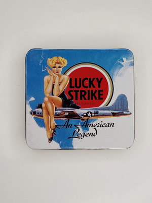 LUCKY STRIKE Metal Tobacco Case