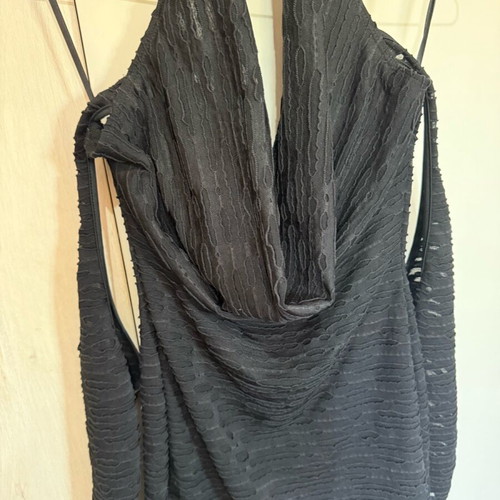 Missguided dress size XS new, knitted fabric, black