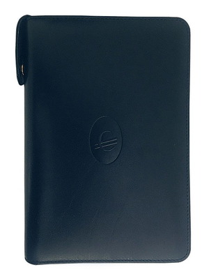 Organiser box with zipper A5 dark blue new
