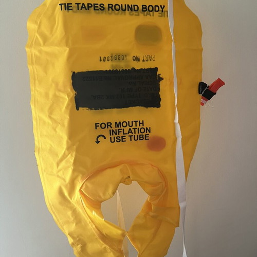 Aircraft life vest for demonstration only, like new