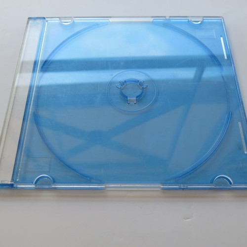 CD/DVD slim case single blue new