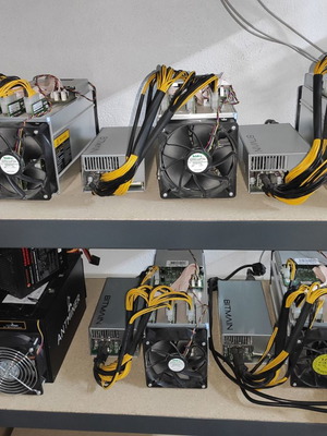 Миньори (5) Биткойн Antminer S9 13Th/s с APW3++ захранване