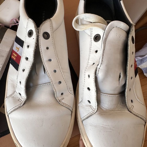 Tommy Hilfiger athletic shoes unisex size 40 used white