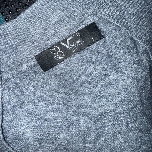 Knitted dress gray like new, one size