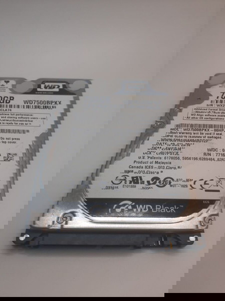 750GB HDD 2.5" Western Digital твърд диск с 90 процента производителност wd
