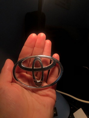 Genuine Toyota Corolla R6 emblem new