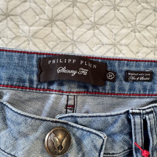 Philipp Plein Skinny Fit Jeans size 31 like new, blue