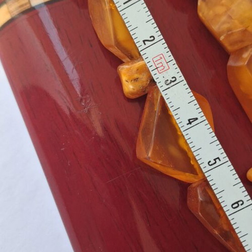 Amber Worry Beads like new, transparent, large proportional beads