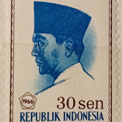 Indonesian stamps used, pack of 5