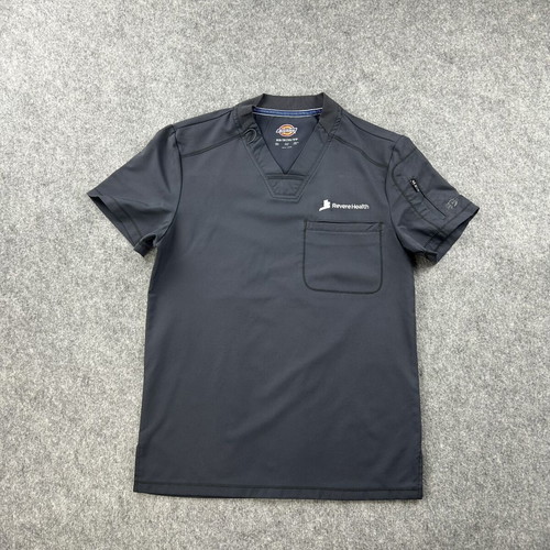 Dickies Medical Scrub Top unisex gray XS like new