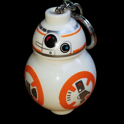 Lego Star Wars The Force Awakens BB 8 LED Key Light used