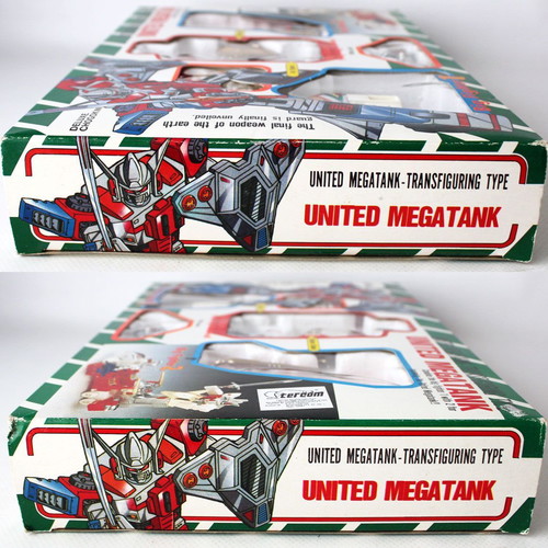Vintage 80's Deluxe Chogokin Transformers United Megatank Robot new