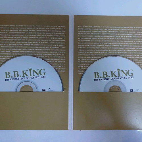 B.B.King His Definitive Greatest Hits 2CD like new, blues