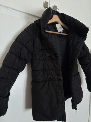 Newness Warm Long Jacket Used Black For 7 Years Old