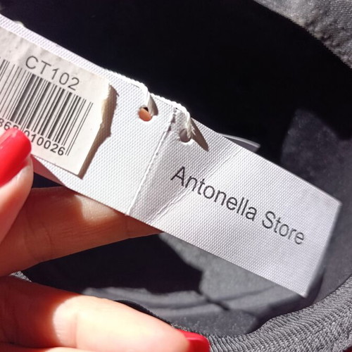 Antonella Store Καπέλο Μεγάλο Γείσο καινούργιο, μπορντό δερματίνη
