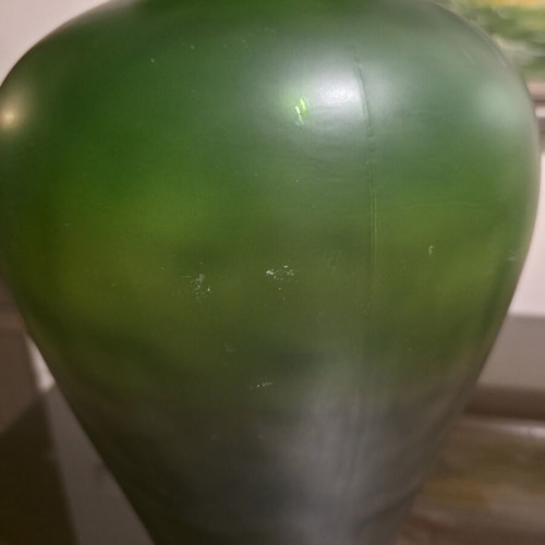 Glass amphora vase decorative, vintage style