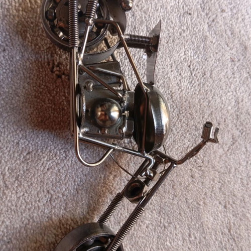 Collectible handmade motorcycle new