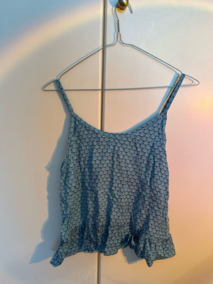 Τοπ γαλάζιο σαν καινούργιο, μέγεθος S-M, τιρκουάζ