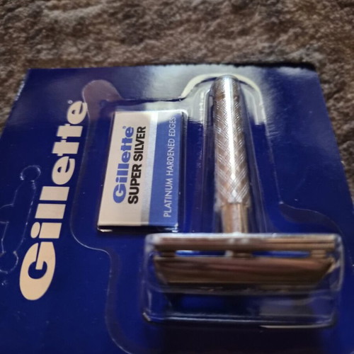 Gillette Super Silver shaving razor new with blades