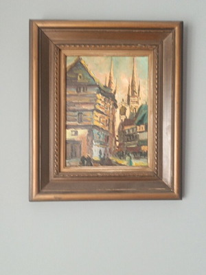 Painting used, size 32x37