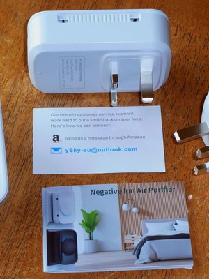 Ionizer generator for air purifier, set of 3