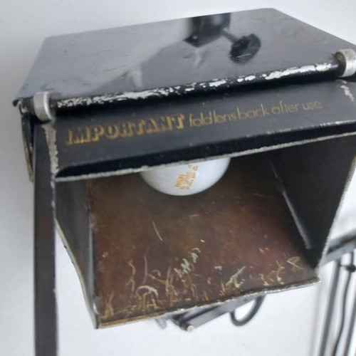 Old industrial lamp from printing machine A1786