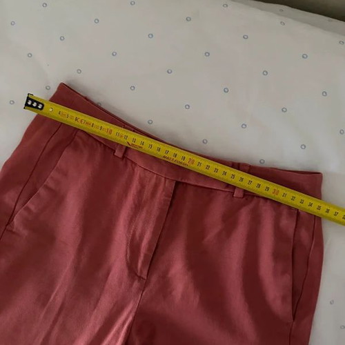 Marks&Spencer office pants used, terracotta color, size UK 8