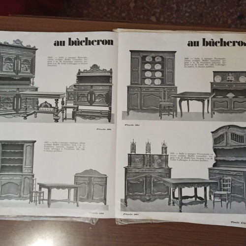 Au Búcheron furniture collectible catalog used, interwar period