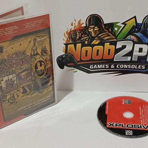 Age of Empires Gold Edition PC used game with The Rise of Rome expansion