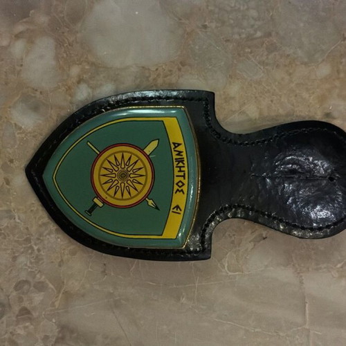 Set of 2 Greek Army Collectible Crests like new