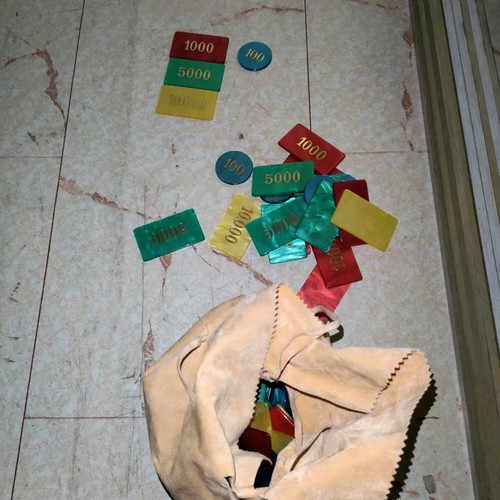 Casino game chips new, pack with bag