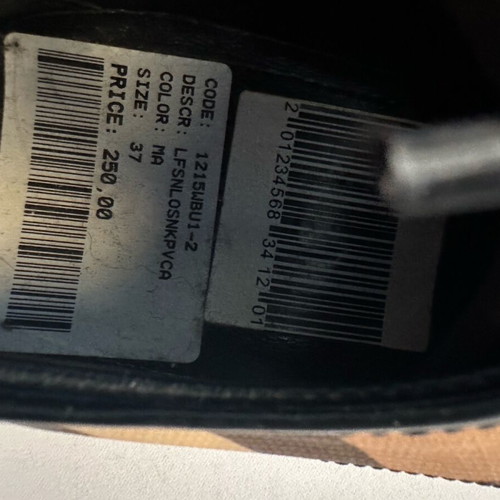 Burberry shoes size 37 like new, black