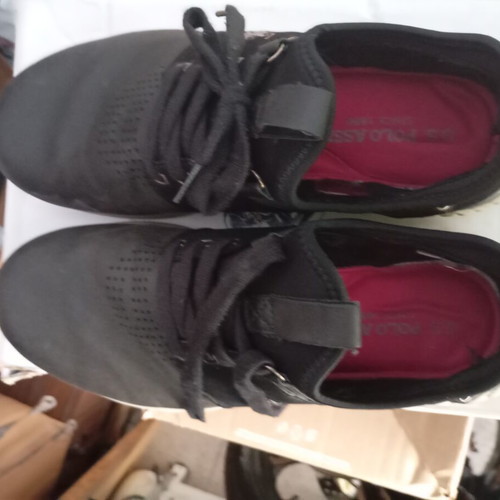 U.S. Polo Assn. sneakers size 42 used, black with red lining