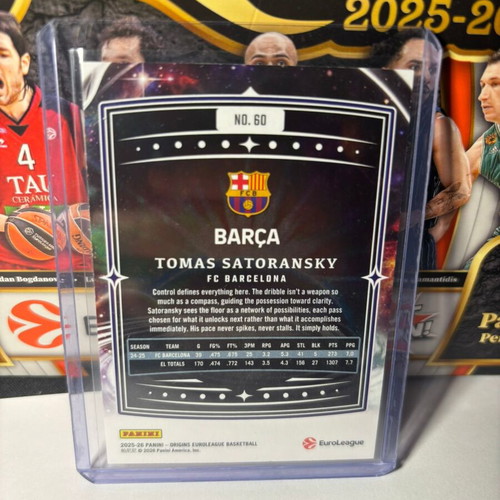 2025/26 Panini Origins Euroleague Tomas Satoransky Orange Parallel card /75 #60 like new