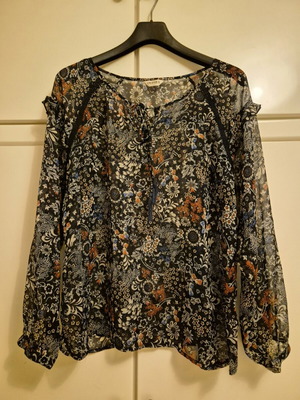 Риза с дантелен мотив Marks & Spencer като нова, размер XXXL